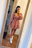 This fit true to size and is nicely lined. Accentuates the waist and legs! - Angela G.
