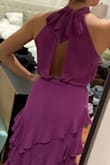 A perfect maxi dress that I can't wait to wear to a winter wedding on a beach in Mexico! I'm 5'6 and can wear flats with this dress. I'm usually between a Small and Medium but the Small is so flattering. - Melanie F.