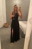 The dress was too long so I had it taken up, otherwise, it fitted beautifully, flattering, and comfortable to wear. - Jessica J.