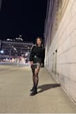 I ordered this skirt in a small to wear to a metal show. I typically wear a size 6. It was snug but I wouldn't have wanted to size up. It was form-fitting and super cute! The material is soft and durable. The slit was perfect for the look I was going for. My husband LOVED it. - Sidney H.