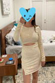 The quality is really nice. I usually wear size small but sized up to a medium based on some of the reviews - the medium fits great. I returned this since it looks more yellow in person. - Lauren D.