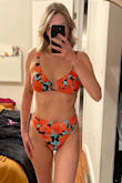 I can't WAIT to wear this on my vacation in a few months! It's a very flattering cut (high on the thigh) and cheeky, but not too crazy. The quality is very nice and I love the print. Super cute, stylish, and comfortable! - Alexandria F.