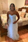 My daughter wore this dress to Nite to Shine. She got a lot of compliments. She said it was her best dress ever. It fitted her perfectly. She loved it so much she wanted to go to sleep in it. - Dezrene J.
