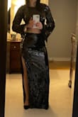 A beautiful dress set. Great quality and true to size. Simply perfect. My size is XS. I weigh 130. - Vilma U.
