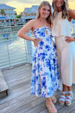 Brought this dress to Charleston for a coastal grandma theme bachelorette and it was perfect! Since it's so flowy, I actually could've gotten away with sizing down even. I'm 5'2 and it hit at the perfect length. - Alexa S.