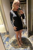 Honestly, this was the cutest little black dress I've ever worn. It was a little bit tight. That's why I sized up to a small. That being said, I got so many compliments all night. I wore it for my husband's work conference dinner. It was sexy but not over the top and I paired it with gold earrings and gold heels also from Lulu's. I was very comfortable. It was shorter than I normally wear but that's not a bad thing. I'm more on the conservative side. My husband absolutely loved it. And I felt beautiful. Thanks, Lulus! For reference, I am 5'2 and 112 to 115 pounds. I am pretty busty so I typically size up when it's a tight fit. Small was great. - Madison K.