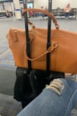 Perfect for a short trip/weekend getaway. It's well made and looks expensive in person. I've gotten many compliments. - Jessica V.