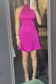 I loved the style. Just an FYI, it is more purple than fuschia. But super cute and flattering. - Carolyn W.