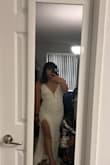 I instantly fell in love with this dress when I put it on. The fabric is pretty stretchy so it fits really nice. Can't wait to wear it on our wedding day! - Andrea L.