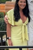 Very pretty, fits well, and holds up the bust without a bra. Highly recommend for a fun vacay vibe - Maria A.