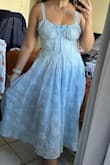 It's so flattering and I love that you can make adjustments to the fit too. It's a beautiful dress. - Eliany O.