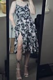 Perfect spring vibe and the material feels great. I ordered a small expecting it to be a little snug but it still fits well. - Rory C.