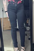 I've been searching all over for a pair of nice tight skinny jeans preferably ripped and I've finally found a pair I love, they unfortunately don't have front pockets or belt loops but I ordered a size 5 when I'm closer to a size 6 so the snug fit gives no need for belt loops. The material is nice and lightweight closer to a jegging fabric but that's what I prefer. - Rory C.