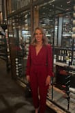 I purchased this for a Valentine's dinner with my husband. It was perfect. I got so many compliments on this red jumpsuit. The only issue I had is the zipper is a little tricky to do by yourself. - Megan S.