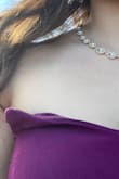 Sensational Beauty Plum Purple Strapless Maxi Dress