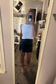 I have an athletic build so I don't know if that affects how good this looks but it's so cute! I'm usually a small but I got an xs because I'm on the bottom end of measurements. The slit is perfect. Only gripe... The zipper sucks. It may just be a dud. - Marisa B.