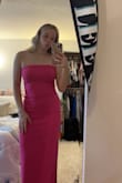 So cute! I'm wearing it for prom but the top is a little loose on my chest. I got a size medium for reference and you can see it in the picture but it's a little loose. - Rylee F.