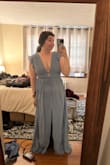 Love this dress, very forgiving in the right areas! I love the ties because they are customizable, not sure what bra to wear with this! - Jessica H.