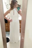 Love how flowy it it! Beautiful for a beach wedding! Lovely halter! High quality! - Leslie D.