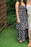 Fits perfectly! So comfy and the material is beautiful. My new favorite dress for weddings! - Amanda T.