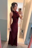 Fit me absolutely perfectly. The color is beautiful and it was perfect for a black tie wedding. - Emily C.