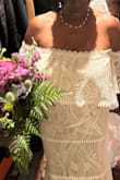 I felt so beautiful and got so many compliments on my dress. This was for our small elopement ceremony. I was extremely pleased with the style and the fit. And loved the train that was connected to the dress. So happy. - Juanesta H.