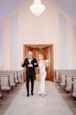 This dress was perfect for my wedding. Simple but elegant. - Karen L.