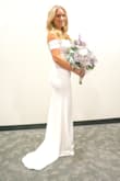 Not having a big wedding so didn't want an expensive traditional dress. Did want something white, sleek, classy. This dress was perfect and the price was even better! - Tara S.