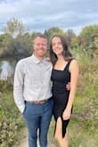 Loved this dress. It was perfect for a fall wedding. The slit was a little high and I found myself very conscious of that when sitting and dancing. - Charlotte T.