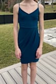 My daughter wore this to her first middle school dance. I ordered several dresses from Lulus, and this was the best fit for her little body.  We bought the xxs, and the only alterations needed were to the straps.  Cost me an extra $20 but really worth it. She is only twelve and just over five feet tall so this was to be expected, given the dress is likely for a teenager or adult. Her specific measurements are 24 inch waist, 31 inch hips, 28 inch chest. Great material; needed little pressing (seamstress touched it up). Could likely travel very well. - Nicole S.