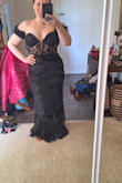 Not gonna lie, I bought this dress on total impulse because it's exactly what I'd wear if I was High Lady of the Night Court. Do I have anywhere yet I actually need this for? No (though we do have military balls periodically so I do actually need gowns for these). But I legit bought this because it's exactly what a favorite literary character would wear. If you've read ACOTAR, then you'll get it. This dress was made for Velaris, but since I'm stuck in the human world, a dress is as close as I'm coming. One of the ribs on the side bends slightly... but it's under the arms so at least it's not too noticeable. It also feels like the minute the beat drops and I need to raise the roof, the sleeves will rip off and become armbands instead, but that's the price one has to pay to put your hands in the air like you just don't care. It fits true to size, and if you've ever felt like a beautiful fae warrior in your soul....buy it!!! - Reese T.