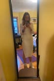 Bought this for my rehearsal dinner, and super happy with the quality! It's soft yet thick and snug. Very flattering, though a little shapewear always helps. - Heather B.
