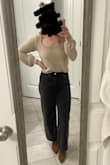 Got this as just another top to have and it's perfect! Would definitely need a strapless bra or pasties. Great piece to have in my closet, especially transitioning into spring. Not super cropped, sits nicely with high-waisted jeans - Kelsey R.
