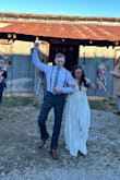 My fiancé and I decided we wanted an actual wedding as opposed to the planned court shindig AND GAVE OURSELVES ONE WEEK. I bought this dress and 3 days later it was here! Like everything that comes in the mail, I had to steam it. And because I'm short torsoed and short-legged and big-breasted, my best friend was able to sew it real quick the night before the wedding and it looked like nothing was done to it!! So amateur sewing is approved. She didn't have time to hem the bottom but it didn't matter I loved it! The material was nice and with boob tape, the girls stayed in the whole night of salsa dancing!! - Maria R.