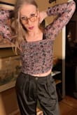 I love these pants! The material is good and they feel lovely to wear. I like pairing them with various tips for a classy, sophisticated look. I wore them to my poetry club and got some nice compliments! Highly recommended. - Diane D.