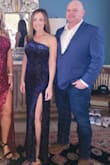 I wore this dress to a charity gala and received so many compliments. The material is soft and beautiful. The dress does have a little stretch to it so consider sizing down. I'm normally a size small in Lulus dresses and went with an extra small, and it fit perfectly. Highly recommend! - Kalaina K.