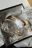 These heels are very beautiful but there is a bit [of] damage so I think I can use them one or two times max - Sofia N.