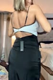 OMMGGG! The fabric is great quality and feels so soft against your skin. The fit couldn't be better! It's sexy and elegant; it was perfect! - Amber