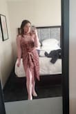 I have a boxier figure, but this dress was so flattering. I had a lot of compliments on it. I'm definitely planning on wearing it again, and the package arrived earlier than expected. - Jessica N.