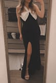 Love this dress! It is elegant and classy, and I was able to get down on the dance floor. Exactly what I was looking for a commodore's ball! - Alex H.