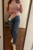 I just asked the size chart which number would best fit. It ended up working out perfectly. I wanted a more snug fit because denim can get looser as you wear them throughout the day. These have stayed snug and haven't had to pull them up at all. - Kayleigh S.