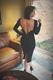 Love love loved the back of this dress, but the wiring in the back poked through the fabric after one wear!!!! - Kate P.