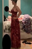 Very deep, beautiful tone to this dress. Looks great on and comfy! - Cindy H.