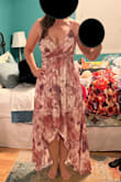 Love the gold threading through the dress. Comfortable and cool through a hot event! - Cindy H.