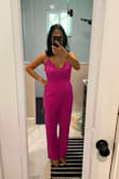 I wanted an outfit for my 40th birthday dinner party that would let me stand out, not scream "trying too hard to stay young", and also be comfortable. This is it. I am short so the fact that it's cropped just makes it full length on me, even in 3 inch heels so no hemming, woopwoop! Fabric quality is great, as have been most items I have ordered from Lulus. I also love that it has pockets! Very excited to wear this. - Cristina V.