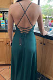 It is really long on me (will need to get it hemmed), but it is so so flattering! I love it! - Talia K.