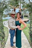 This dress was perfect. Great stretch and thick material so I could wear it without a bra. The slit was high but not uncomfortable. I got so many compliments at my friend's wedding. - Samantha S.