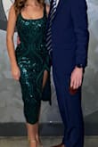 I wore this to a formal work holiday party, everyone loved it! While it was a Christmas party and you would assume everyone would be in red/green, the dress stood out and received many comments! - Alexia L.
