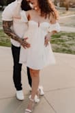 The dress fit great and was just what I was looking for. It was perfect for my engagement photo shoot. - Veronica N.