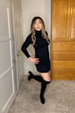Would highly recommend this dress during the holidays paired with over-the-knee boots! - Gregory L.